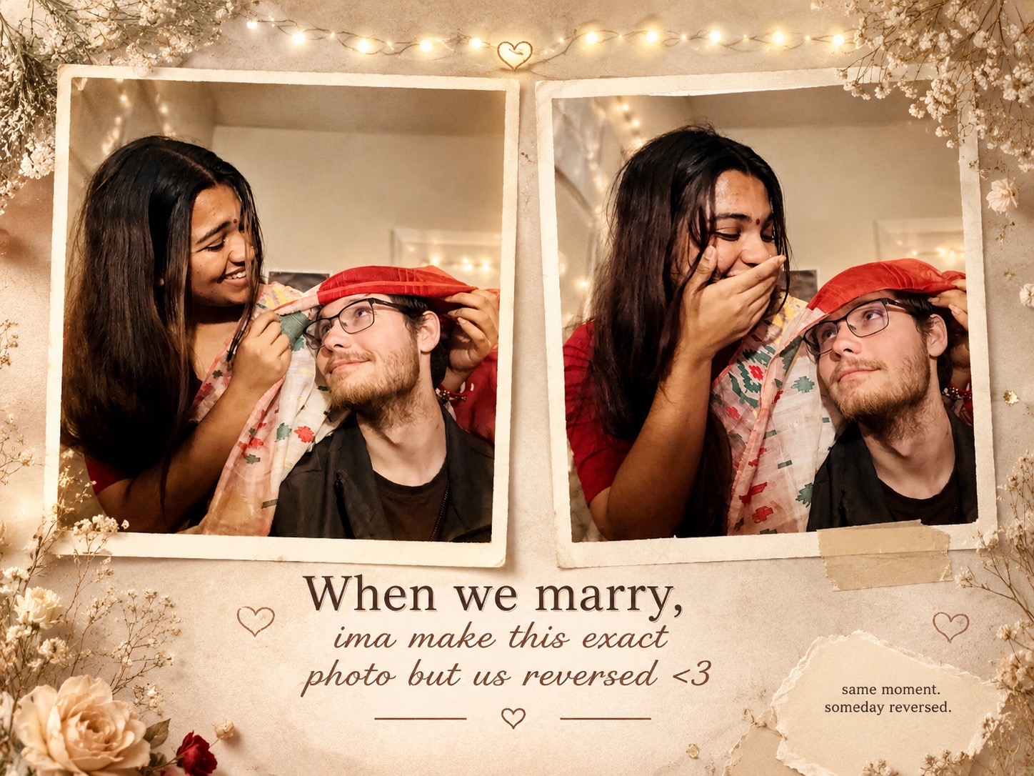 When we marry scrapbook memory